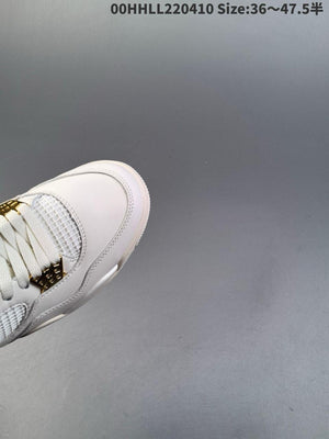 Air jordan 4 retro white/gold