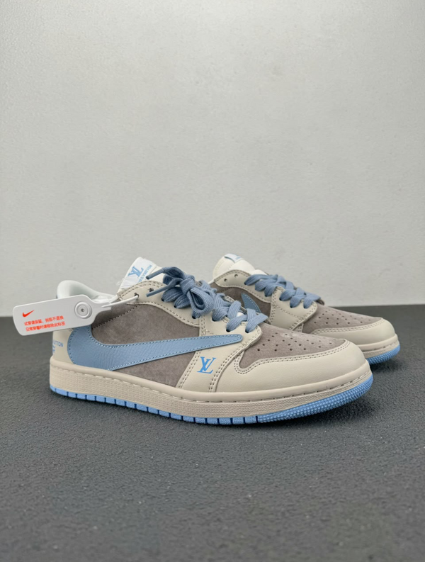 Air Jordan 1 Low x Travis Scott x Louis Vuitton "Powder Blue"