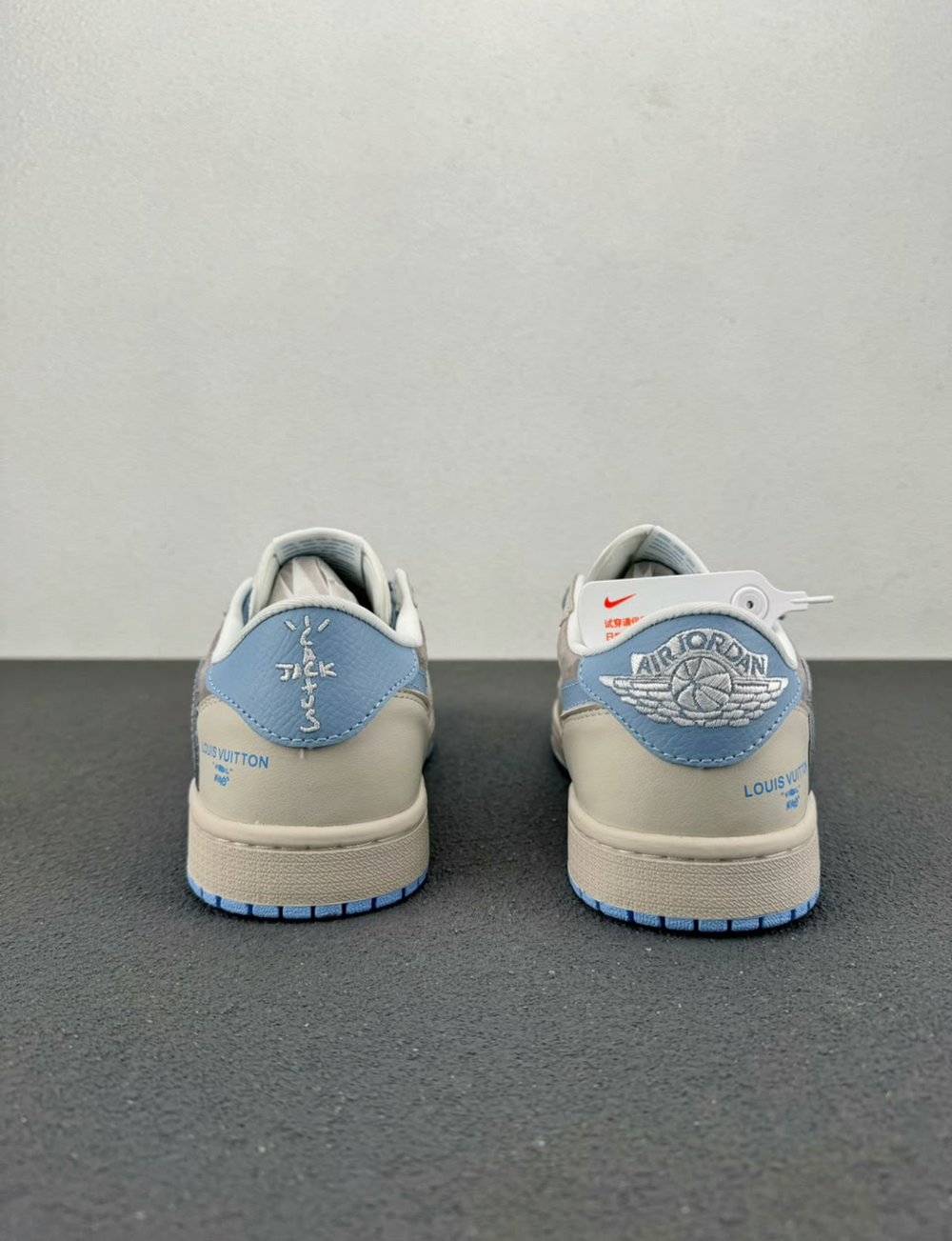 Air Jordan 1 Low x Travis Scott x Louis Vuitton "Powder Blue"